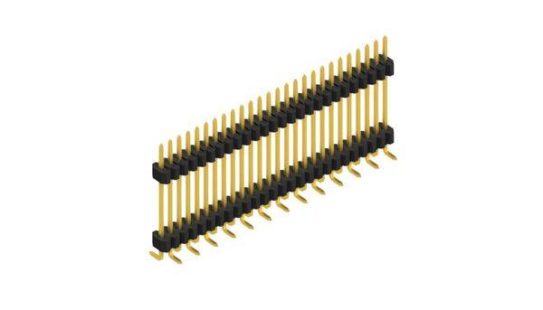 Fischer Elektronik Stiftleiste (Standard) Anzahl Reihen: 1 SLVW9SMD12726G 10St.