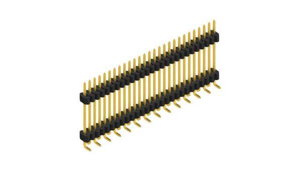 Fischer Elektronik Stiftleiste (Standard) Anzahl Reihen: 1 SLVW9SMD12727G 10St.