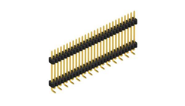 Fischer Elektronik Stiftleiste (Standard) Anzahl Reihen: 1 SLVW9SMD12728G 10St.