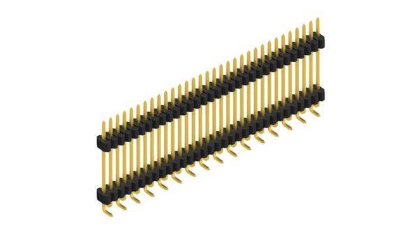 Fischer Elektronik Stiftleiste (Standard) Anzahl Reihen: 1 SLVW9SMD12732G 10St.