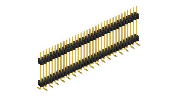 Fischer Elektronik Stiftleiste (Standard) Anzahl Reihen: 1 SLVW9SMD12734G 10St.