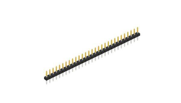 Fischer Elektronik Stiftleiste (Standard) Anzahl Reihen: 1 SLY108129S 10St.