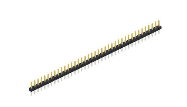 Fischer Elektronik Stiftleiste (Standard) Anzahl Reihen: 1 SLY108139S 10St.