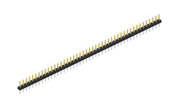 Fischer Elektronik Stiftleiste (Standard) Anzahl Reihen: 1 SLY108145S 10St.