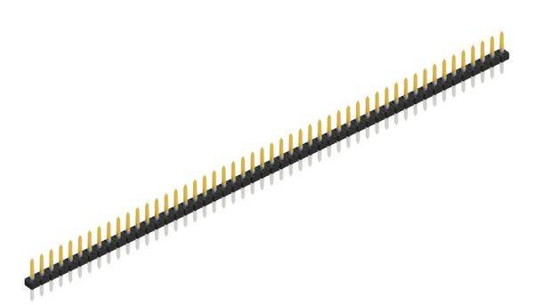 Fischer Elektronik Stiftleiste (Standard) Anzahl Reihen: 1 10062126 10St.