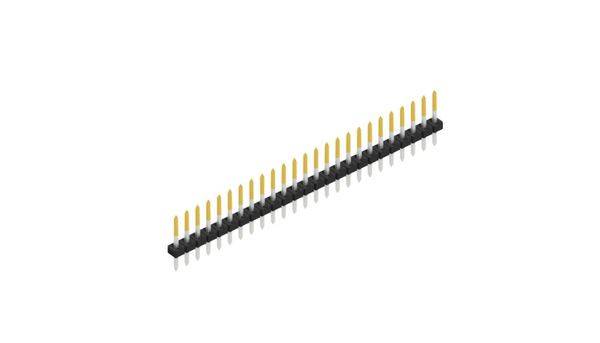 Fischer Elektronik Stiftleiste (Standard) Anzahl Reihen: 1 SLY109825S 10St.