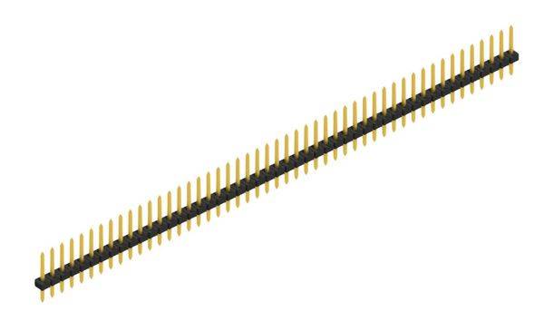Fischer Elektronik Stiftleiste (Standard) Anzahl Reihen: 1 SLY109849G 10St.