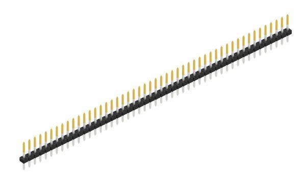 Fischer Elektronik Stiftleiste (Standard) Anzahl Reihen: 1 SLY109849S 10St.
