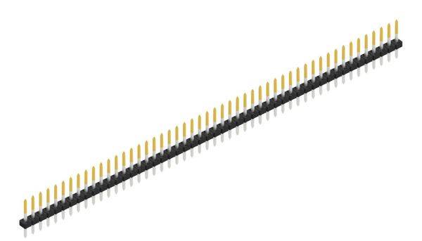 Fischer Elektronik Stiftleiste (Standard) Anzahl Reihen: 1 10062166 10St.