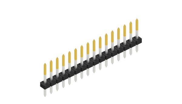 Fischer Elektronik Stiftleiste (Standard) Anzahl Reihen: 1 SLY110416S 10St.