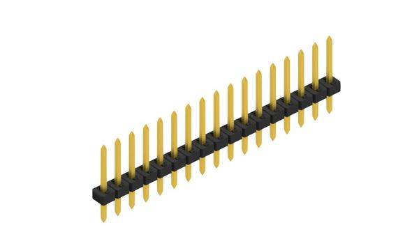 Fischer Elektronik Stiftleiste (Standard) Anzahl Reihen: 1 SLY110417G 10St.