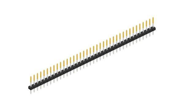 Fischer Elektronik Stiftleiste (Standard) Anzahl Reihen: 1 SLY110438S 10St.
