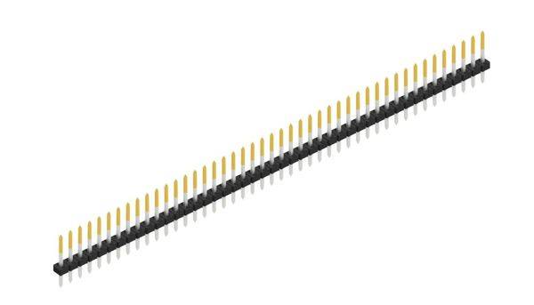 Fischer Elektronik Stiftleiste (Standard) Anzahl Reihen: 1 SLY110445S 10St.