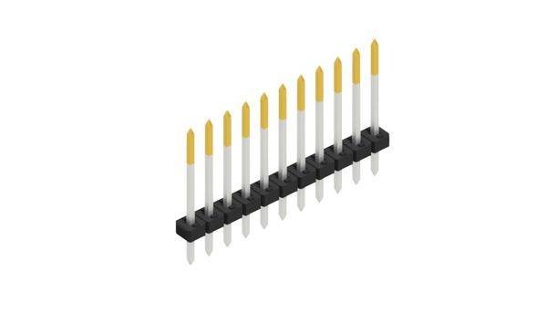 Fischer Elektronik Stiftleiste (Standard) Anzahl Reihen: 1 SLY113911S 10St.