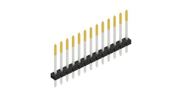 Fischer Elektronik Stiftleiste (Standard) Anzahl Reihen: 1 SLY113913S 10St.