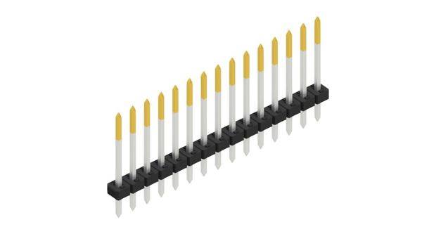 Fischer Elektronik Stiftleiste (Standard) Anzahl Reihen: 1 SLY113915S 10St.