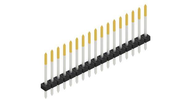 Fischer Elektronik Stiftleiste (Standard) Anzahl Reihen: 1 SLY113917S 10St.