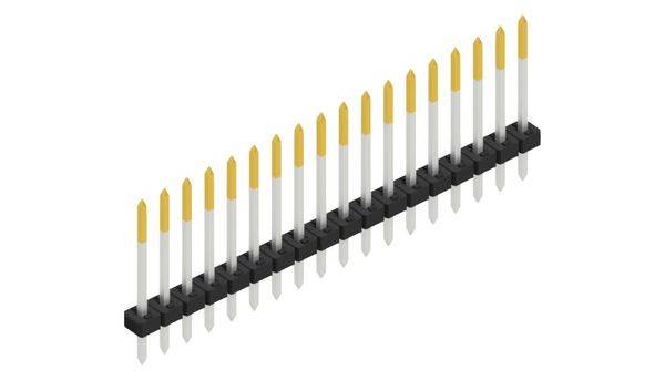 Fischer Elektronik Stiftleiste (Standard) Anzahl Reihen: 1 SLY113918S 10St.