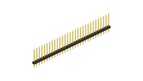 Fischer Elektronik Stiftleiste (Standard) Anzahl Reihen: 1 10157642 10St.