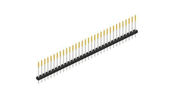 Fischer Elektronik Stiftleiste (Standard) Anzahl Reihen: 1 SLY113932S 10St.