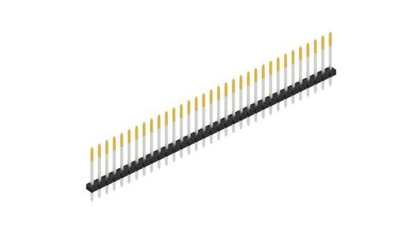 Fischer Elektronik Stiftleiste (Standard) Anzahl Reihen: 1 SLY113933S 10St.