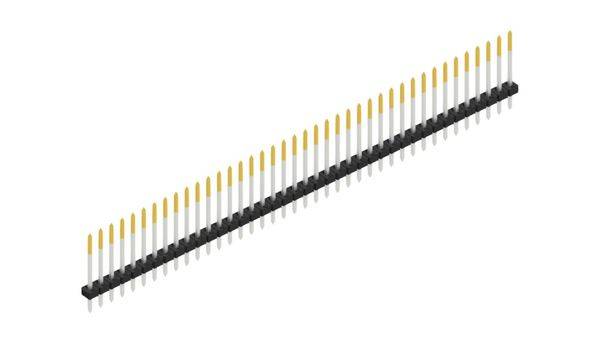 Fischer Elektronik Stiftleiste (Standard) Anzahl Reihen: 1 SLY113940S 10St.