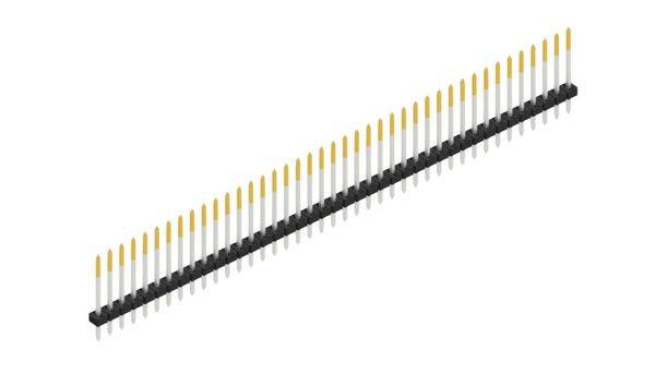 Fischer Elektronik Stiftleiste (Standard) Anzahl Reihen: 1 SLY113941S 10St.
