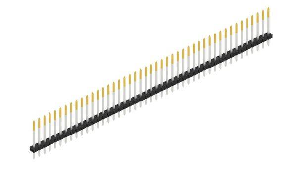 Fischer Elektronik Stiftleiste (Standard) Anzahl Reihen: 1 SLY113945S 10St.
