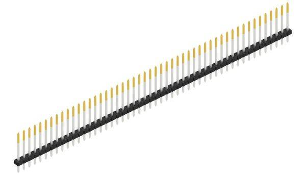 Fischer Elektronik Stiftleiste (Standard) Anzahl Reihen: 1 10062233 10St.