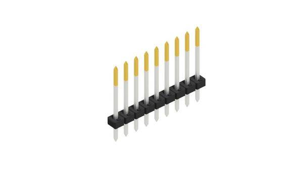 Fischer Elektronik Stiftleiste (Standard) Anzahl Reihen: 1 10062219 10St.