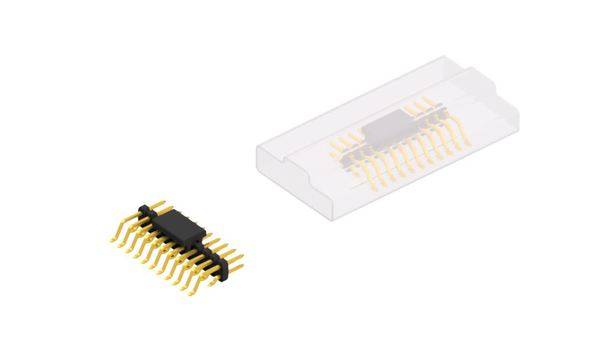 Fischer Elektronik Stiftleiste (Standard) Anzahl Reihen: 2 SLY10SMD04022GBSM 10St.