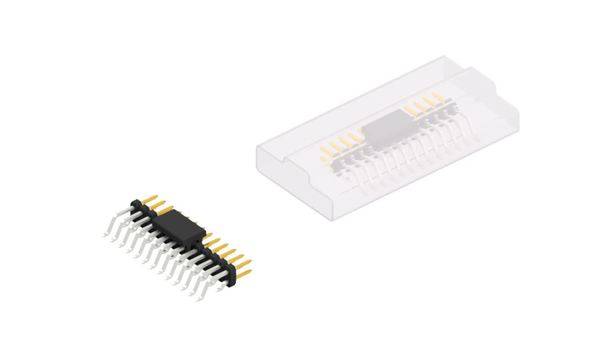 Fischer Elektronik Stiftleiste (Standard) Anzahl Reihen: 2 SLY10SMD04026SBSM 10St.