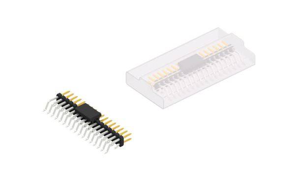 Fischer Elektronik Stiftleiste (Standard) Anzahl Reihen: 2 SLY10SMD04034SBSM 10St.