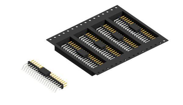 Fischer Elektronik Stiftleiste (Standard) Anzahl Reihen: 2 SLY10SMD04038SBTR 700St.