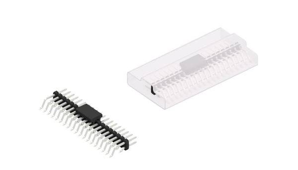 Fischer Elektronik Stiftleiste (Standard) Anzahl Reihen: 2 SLY10SMD04038ZBSM 10St.