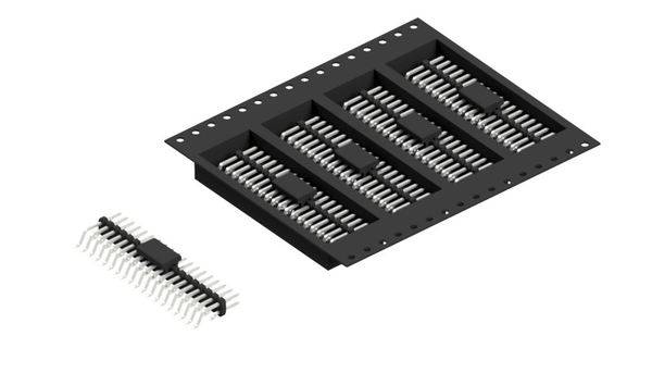 Fischer Elektronik Stiftleiste (Standard) Anzahl Reihen: 2 SLY10SMD04038ZBTR 700St.