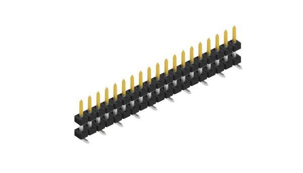 Fischer Elektronik Stiftleiste (Standard) Anzahl Reihen: 1 SLY11SMD05119S 10St.