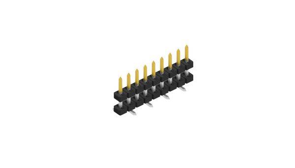 Fischer Elektronik Stiftleiste (Standard) Anzahl Reihen: 1 SLY11SMD0519S 10St.