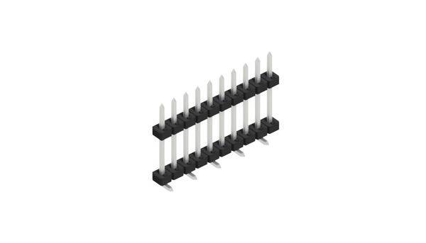 Fischer Elektronik Stiftleiste (Standard) Anzahl Reihen: 1 SLY11SMD09210Z 10St.