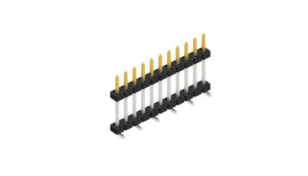 Fischer Elektronik Stiftleiste (Standard) Anzahl Reihen: 1 SLY11SMD09211S 10St.