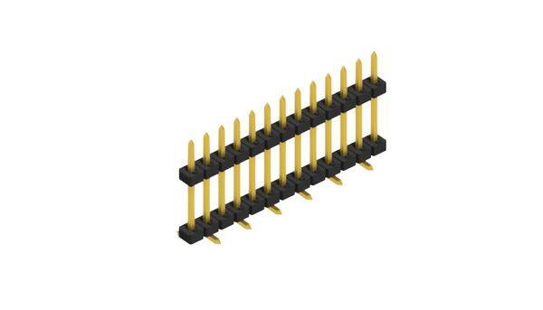Fischer Elektronik Stiftleiste (Standard) Anzahl Reihen: 1 SLY11SMD09213G 10St.