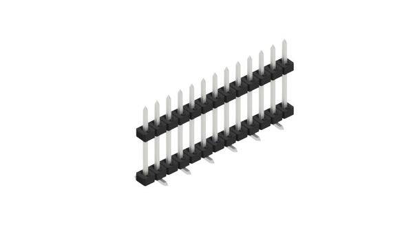 Fischer Elektronik Stiftleiste (Standard) Anzahl Reihen: 1 SLY11SMD09213Z 10St.