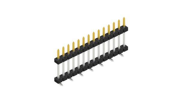 Fischer Elektronik Stiftleiste (Standard) Anzahl Reihen: 1 SLY11SMD09214S 10St.
