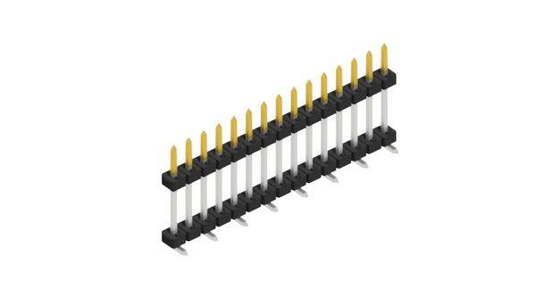Fischer Elektronik Stiftleiste (Standard) Anzahl Reihen: 1 SLY11SMD09215S 10St.