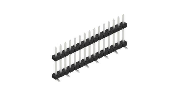 Fischer Elektronik Stiftleiste (Standard) Anzahl Reihen: 1 SLY11SMD09215Z 10St.