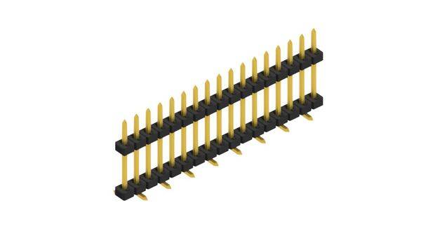 Fischer Elektronik Stiftleiste (Standard) Anzahl Reihen: 1 SLY11SMD09217G 10St.
