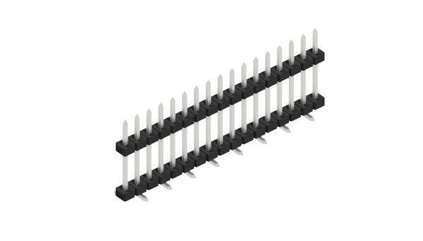 Fischer Elektronik Stiftleiste (Standard) Anzahl Reihen: 1 SLY11SMD09217Z 10St.