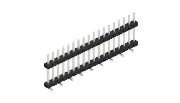 Fischer Elektronik Stiftleiste (Standard) Anzahl Reihen: 1 SLY11SMD09218Z 10St.