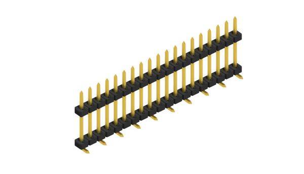 Fischer Elektronik Stiftleiste (Standard) Anzahl Reihen: 1 SLY11SMD09219G 10St.