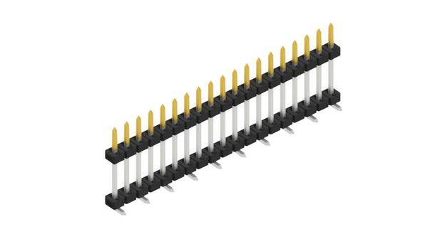 Fischer Elektronik Stiftleiste (Standard) Anzahl Reihen: 1 SLY11SMD09219S 10St.